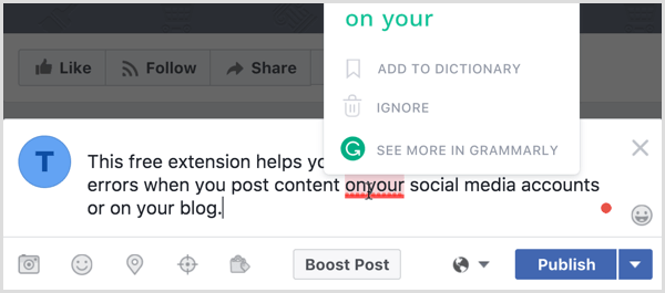 grammarly extension