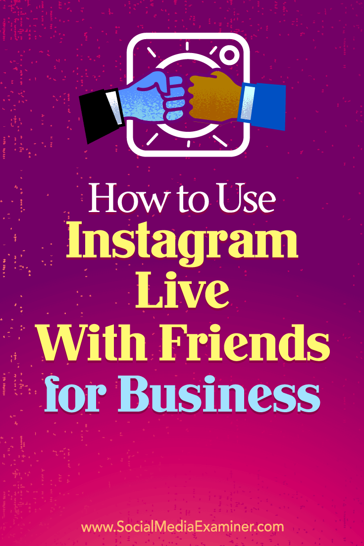 Learn how to use Instagram's Live With Friends video feature to bring a guest into your Stories broadcast.