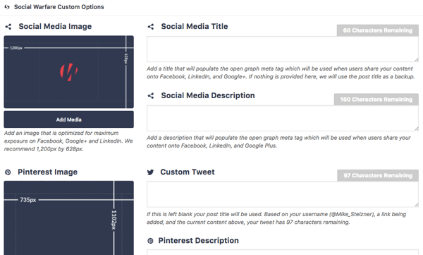 Social Warfare makes it easy to customize the look of your content when it's shared on social.