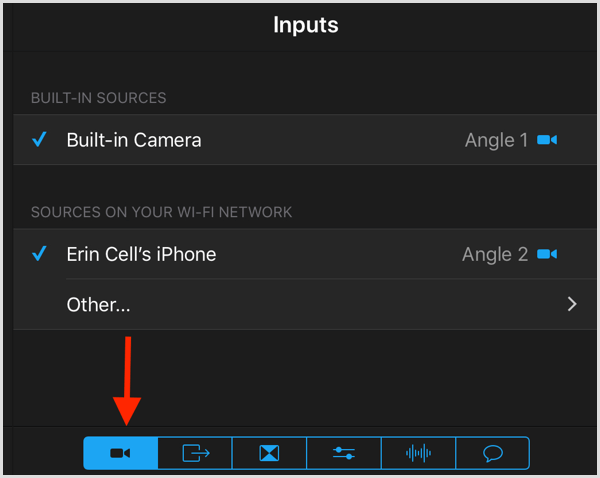 switcher studio inputs built-in sources on wi-fi network