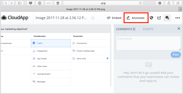 Cloudapp anotar