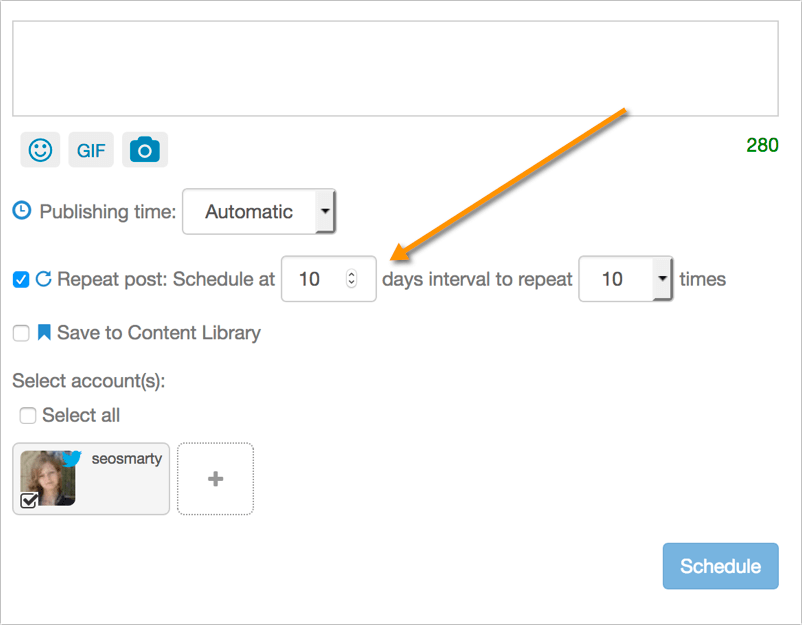 drumup schedule