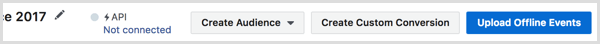 Facebook Business Manager upload offline events