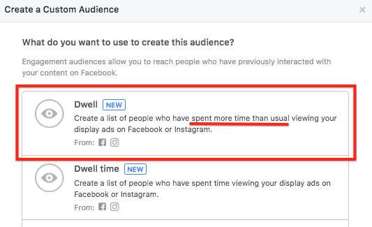 Facebook now lets you target people who spent more time than usual viewing your ads.