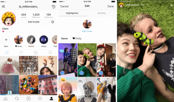 instagram stories highlights allows users to select and group past stories into named collections - how to activate instagram bot insta bot xyz 2018 youtube