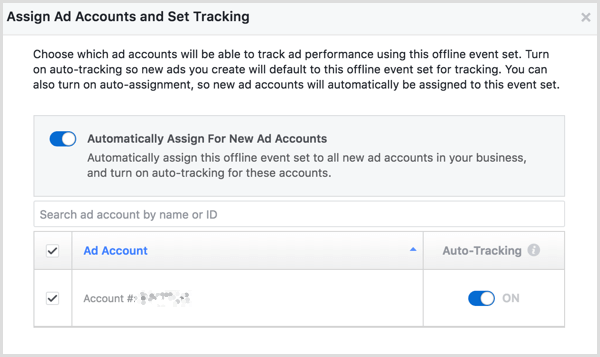 Facebook Business Manager create offline events