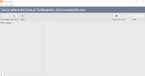 TextExpander create snippet