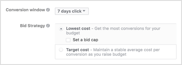 Facebook ads bid strategy