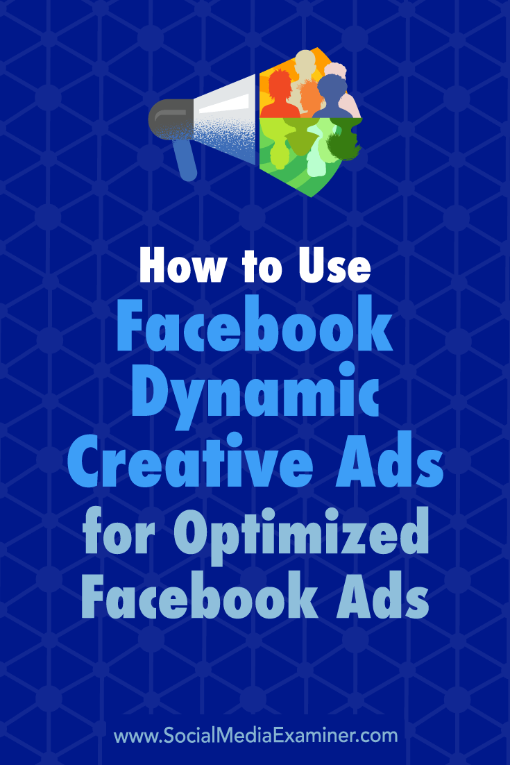 Discover how to use Facebook's Dynamic Creative to test multiple variations of a single ad and reveal the optimal version for your audience.