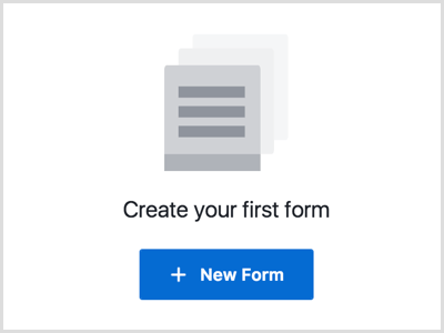 Facebook lead ad create form