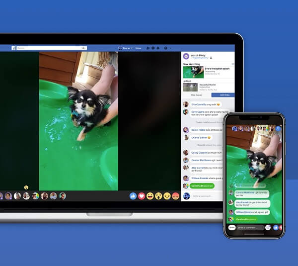 Facebook is testing a new video experience in Groups called, Watch Party, that allows members to watch videos together at the same time and in the same place. 