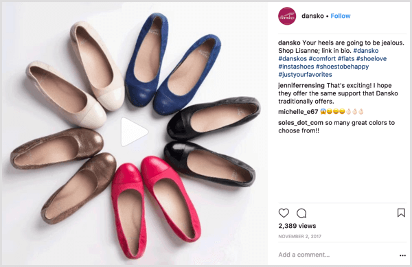 Instagram video caption relevant hashtags example