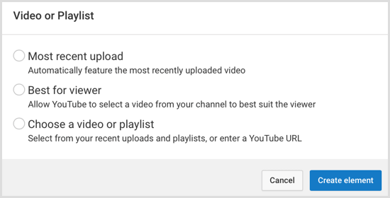 YouTube add end screen