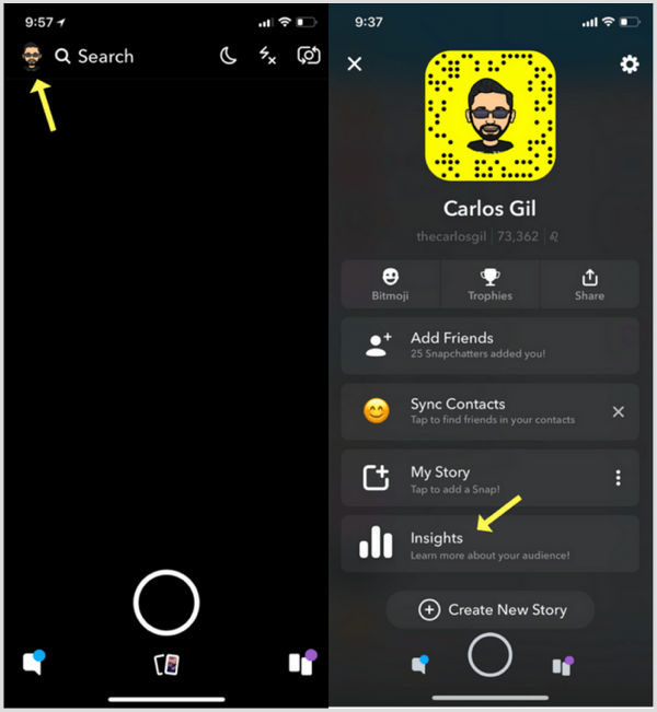 How To Use Snapchat Insights Social Media Examiner - 