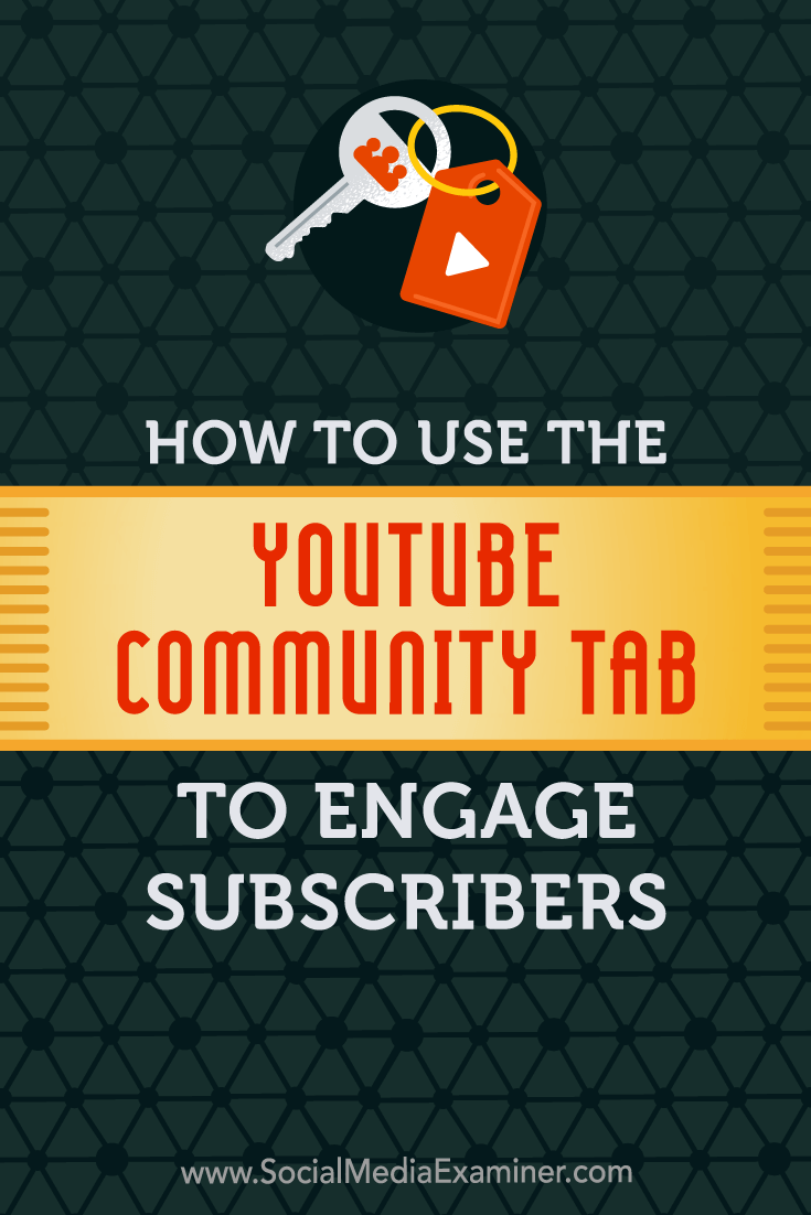 Find out how to use the YouTube Community tab to post updates, create polls, share GIFs, and interact with subscribers and visitors.