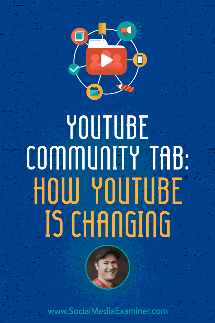 Social Media Marketing Podcast 288. In this episode Tim Schmoyer explores where YouTube is heading and dives deep into the Community tab.