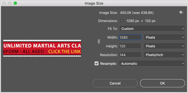 Photoshop Image Size dialog box