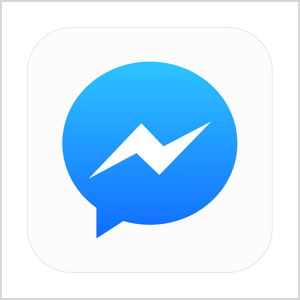 Facebook Messenger icon graphic.