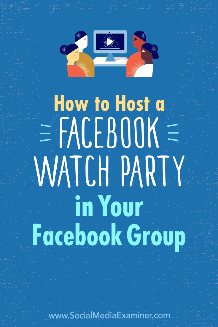 Discover how to run a Facebook watch party inside your Facebook group so you can watch and comment on videos together.