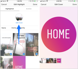 How to Customize Your Instagram Story Highlights Cover : Social Media ...