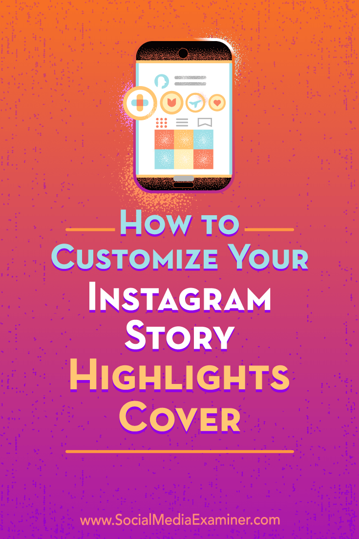 Discover how to change your Instagram story highlights covers from the default view to a branded cover image.