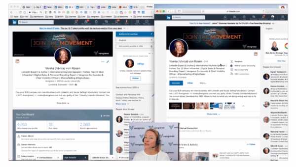 LinkedIn added more details and connection information to the headers on members' personal profiles.