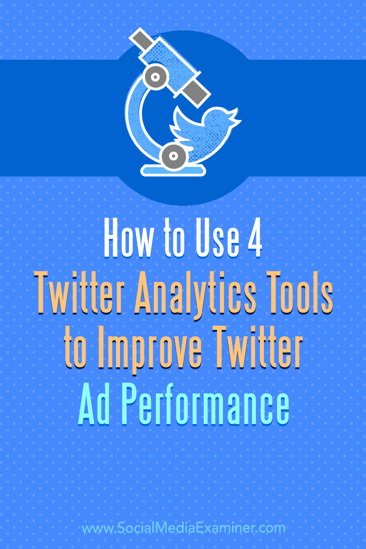 Discover four analytics tools to help you research and build better-targeted Twitter ad campaigns.