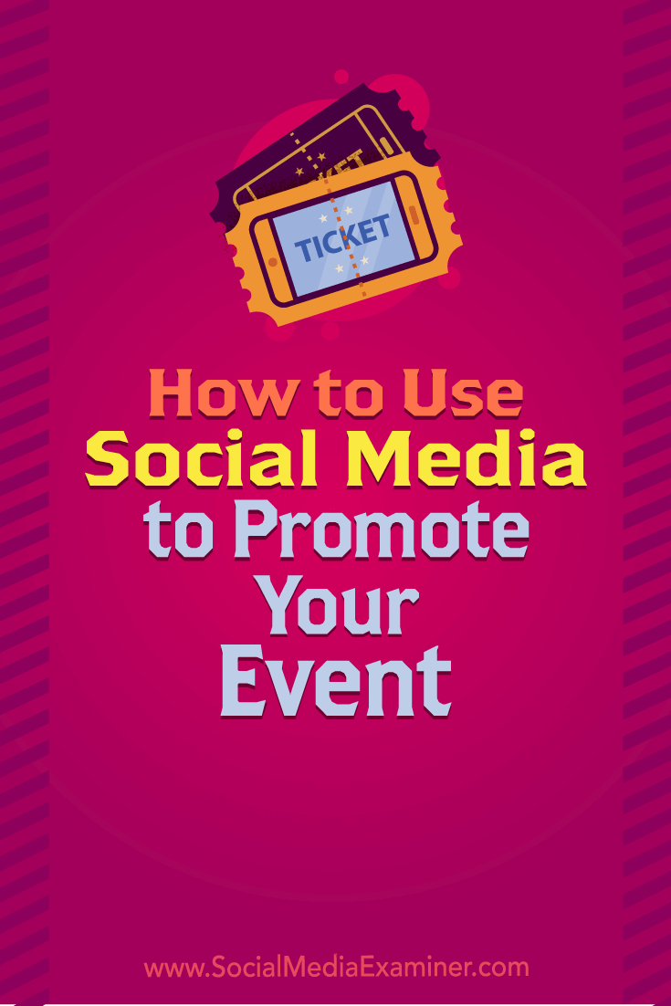 Discover how to use social media to keep your event top of mind with your audience.