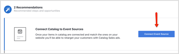 Facebook Connect Event Source button