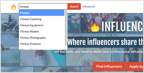 Influenceco search