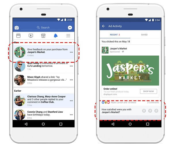 Facebook launches a new e-commerce review option inside its Recent Ads Activity dashboard that allows buyers to give feedback on products being advertised on Facebook.