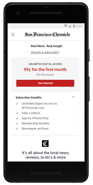 Facebook expands its test of subscription support for Instant Articles with several new updates.