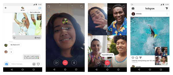 With the new Video Chat feature, users can video chat with up to four people at a time.