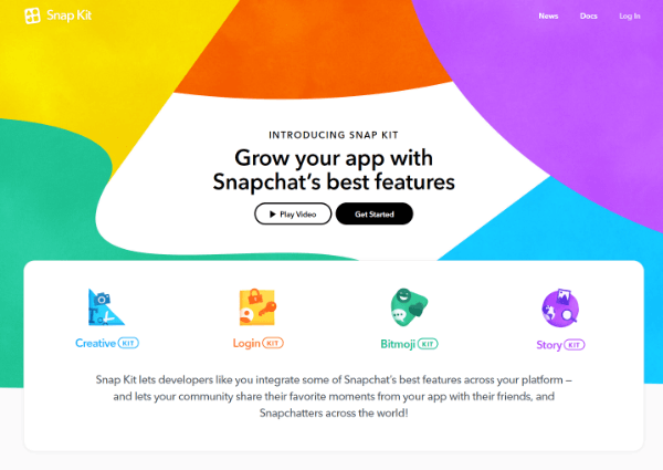 Snap Inc. introduced Snap Kit, a full-fledged developer kit that allows app makers to bring some of the best parts of Snapchat to their apps.