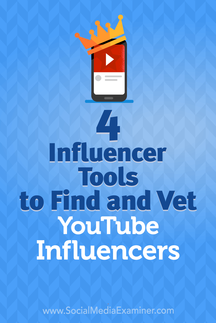 Discover four tools to help you find and connect with YouTube influencers for marketing campaigns.
