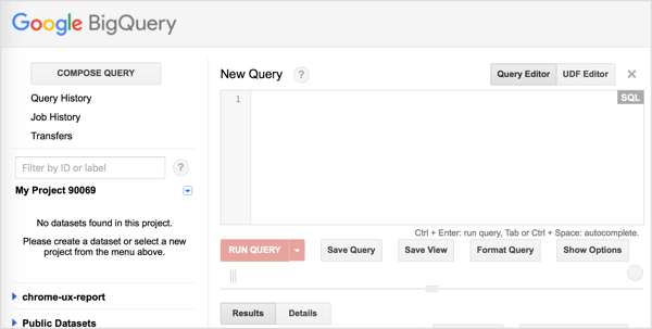 Query the dataset to learn things such as connection type, device usage, and granular data about FCP, DCL, and other useful metrics.