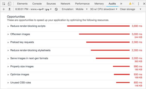 Use Lighthouse to instantly improve the quality of web pages including basic performance audits.