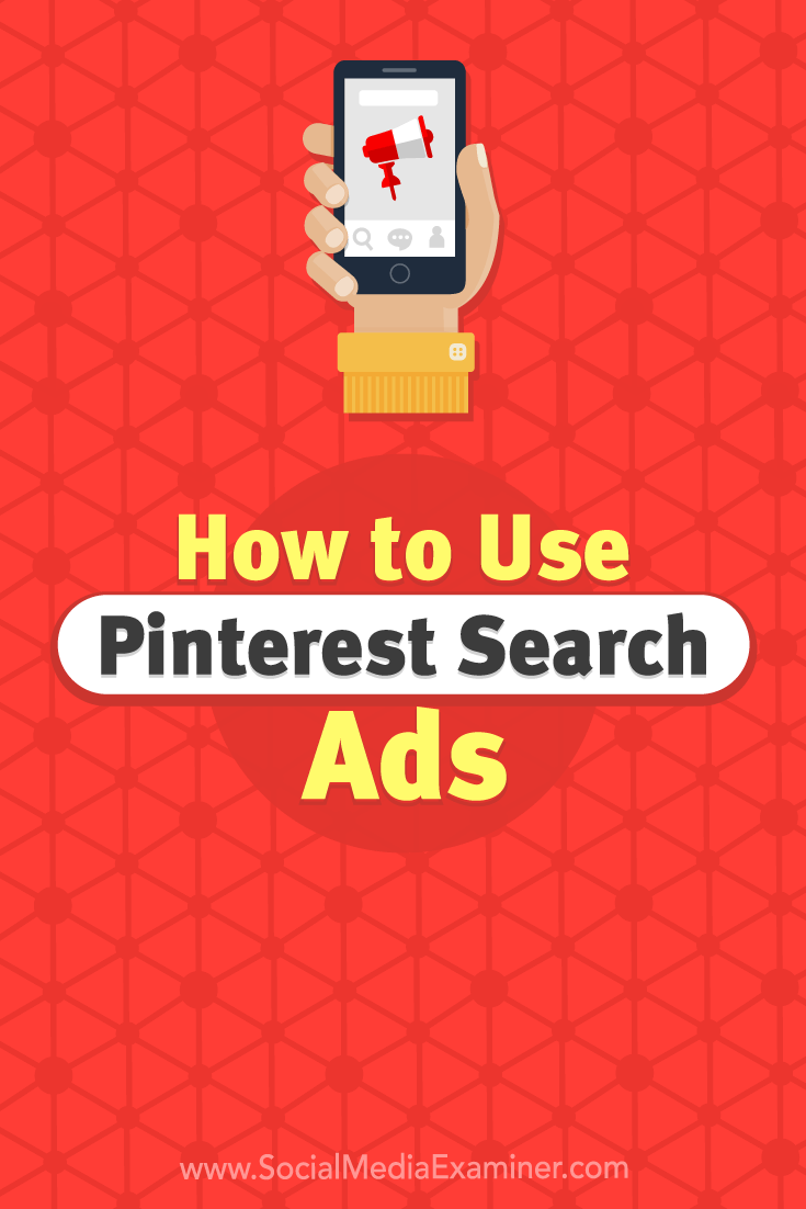 Want more visibility on Pinterest? Learn how to use Pinterest search ads to promote your products and services to your ideal customers.