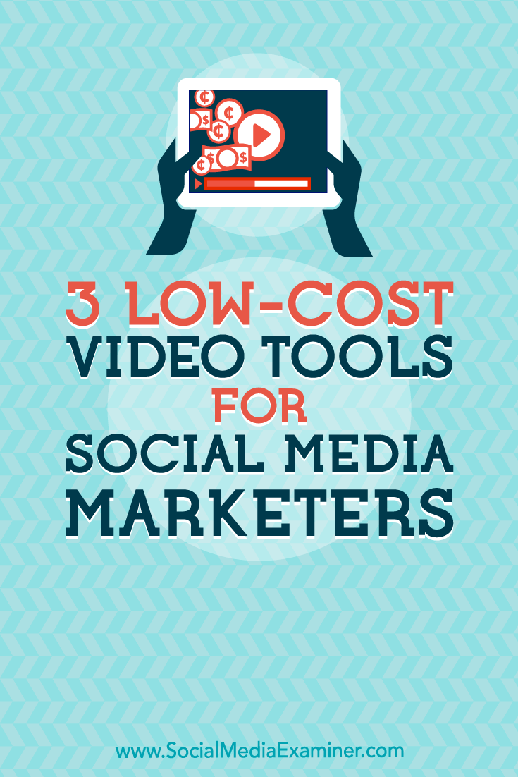 Need to do more marketing with video? Discover three tools to quickly and easily create polished, eye-catching videos for social media.