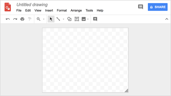 Create original, professional-looking graphics in Google Drawings for free.