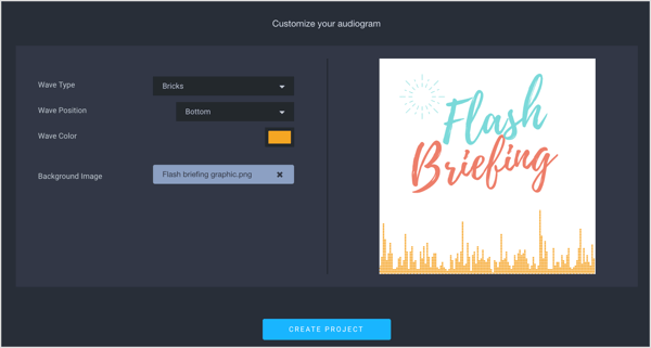 Customize your audiogram.