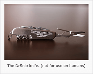 This is a screenshot of the DrSnip pocketknife. Jay Baer says the knife is an example of a talk trigger.