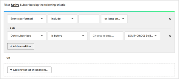 Automatically sort your leads based on activities such as page visits, purchases, or signups from specific sources.