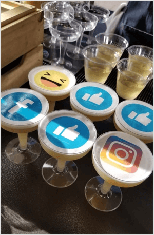 Design edible decorations with your Instagram nametag.