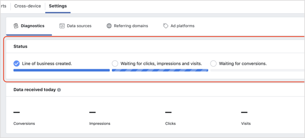 Check the status of the Facebook Attribution tool.