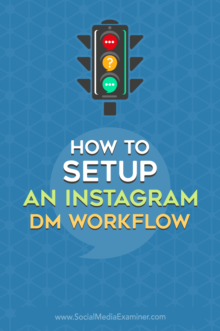 Learn how to set up an Instagram DM workflow that lets you professionally and successfully manage direct messages for business.
