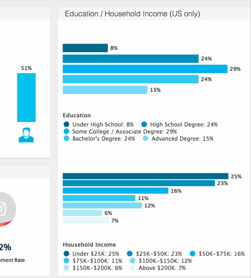 hypr influencer profile audience demographic details example