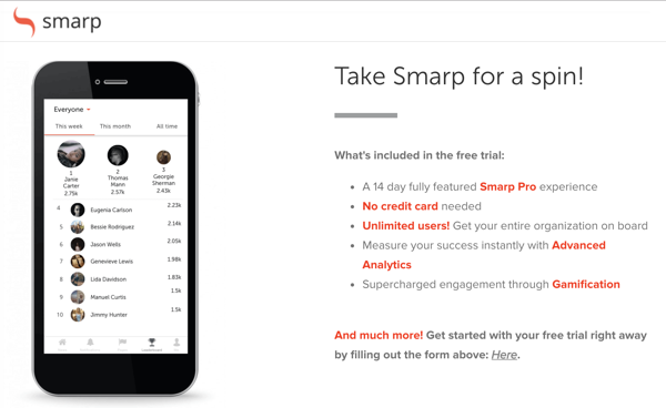 smarp trail details