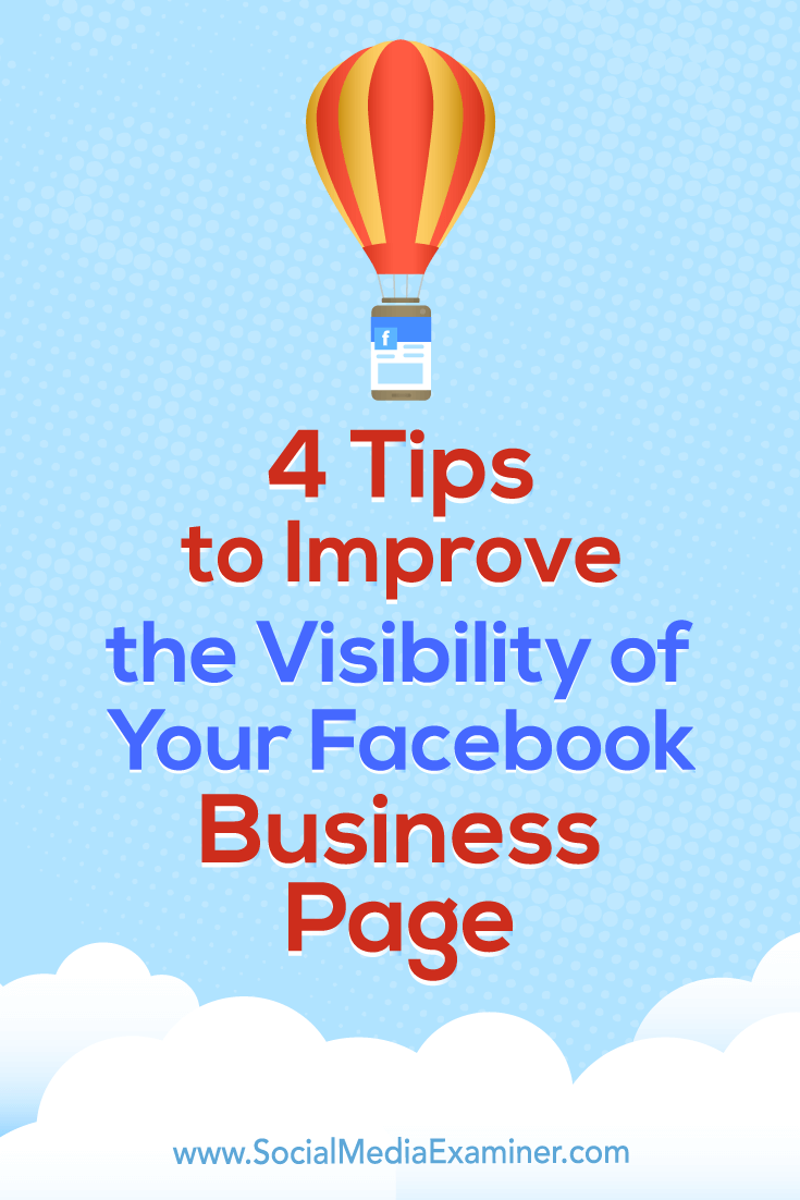 Discover four ways to optimize your Facebook page and content, and improve your visibility in search.