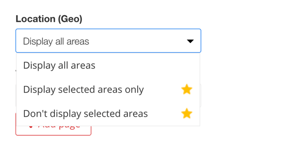 zotabox live chat location (geo) display options